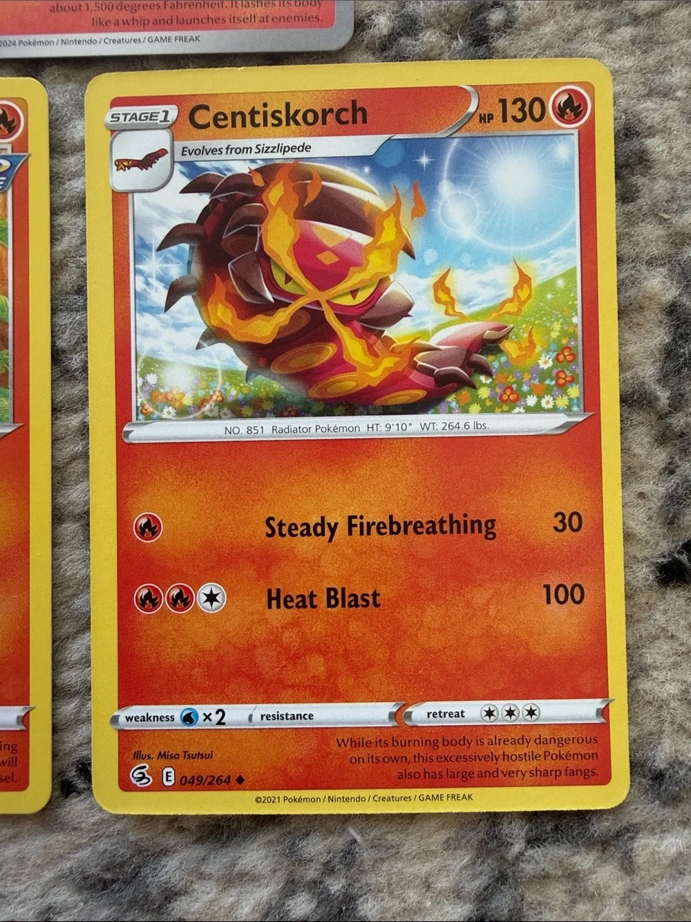 Sizzlipede & Centiskorch Evolution Lot | Temporal Forces + Fusion Strike |✨5/$25
